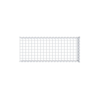 Add-on schanskorf type 4 100 cm x 20 cm x 40 cm (L x H x D), maaswijdte 5 cm x 5 cm, spiraalvormig