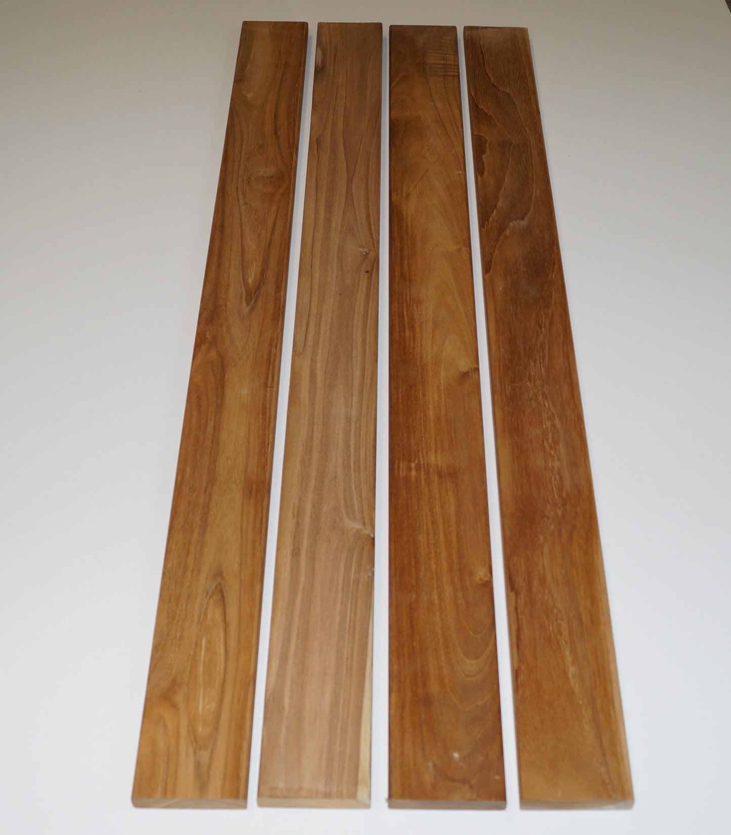 Tuinbank 102 x 50 x 32 cm TEAK MW 5 x 5 cm, thermisch verzinkt