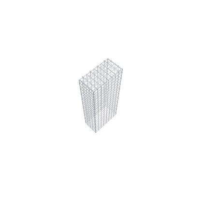Type 3 oplegkorf 100 cm x 20 cm x 40 cm (L x H x D), maaswijdte 5 cm x 5 cm, C-ring