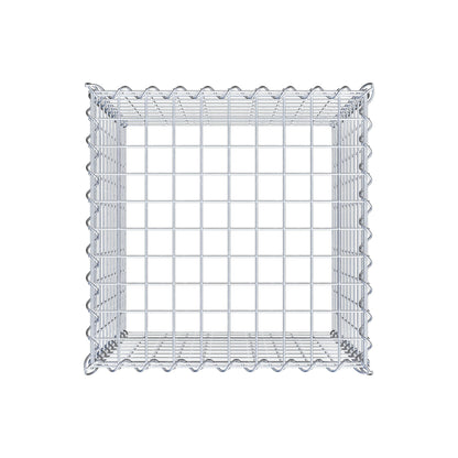 Gabion rapporté type 3 50 cm x 50 cm x 50 cm (L x H x P), mailles 5 cm x 5 cm, spirale