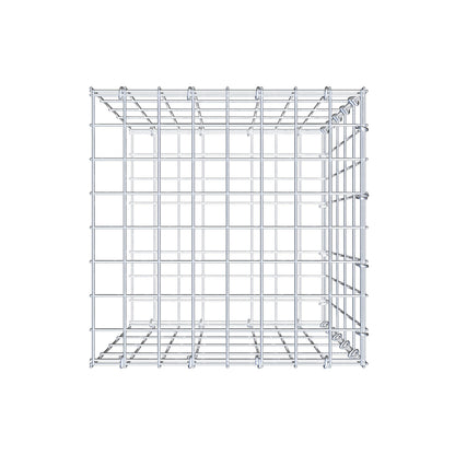 Monteret gabion type 2 50 cm x 40 cm x 40 cm, maskestørrelse 5 cm x 10 cm, C-ring