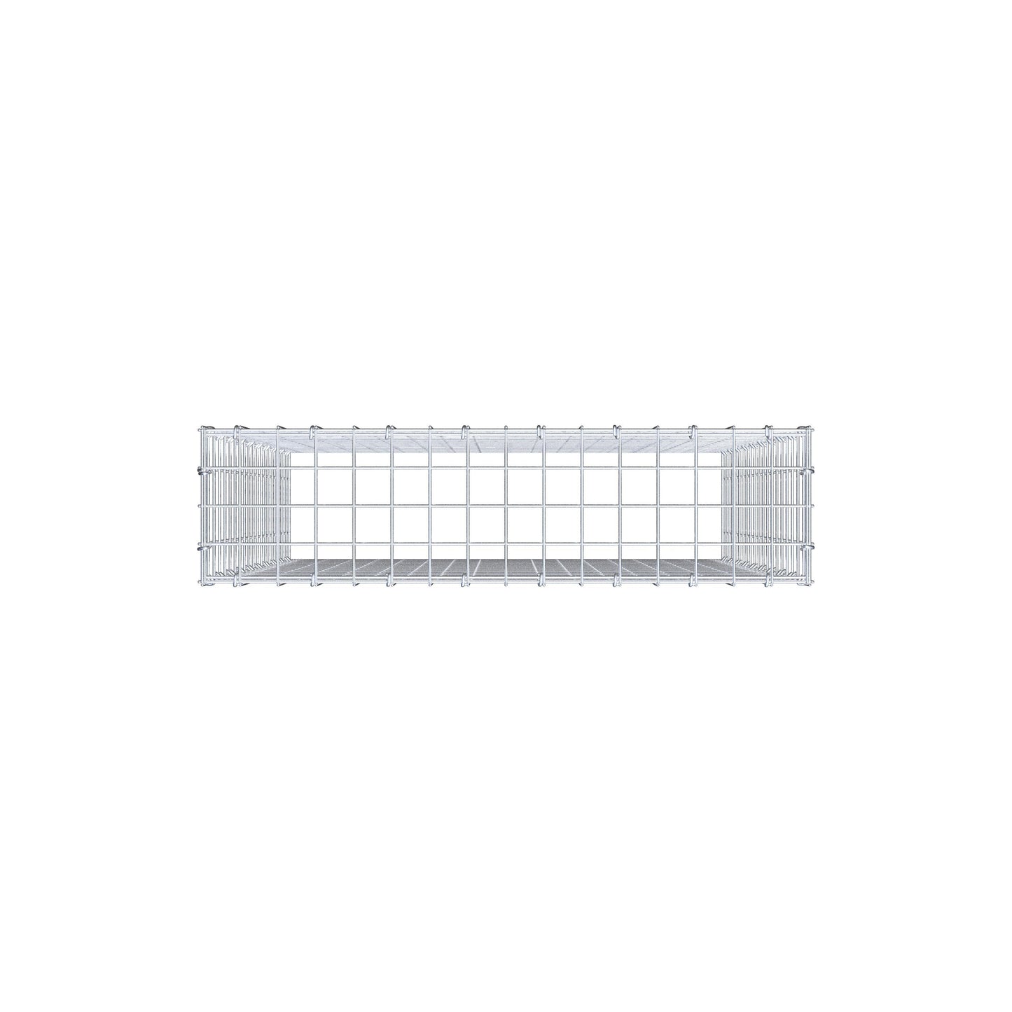 Fourche rapportée type 3 100 cm x 80 cm x 20 cm (L x H x P), mailles 5 cm x 5 cm, anneau C