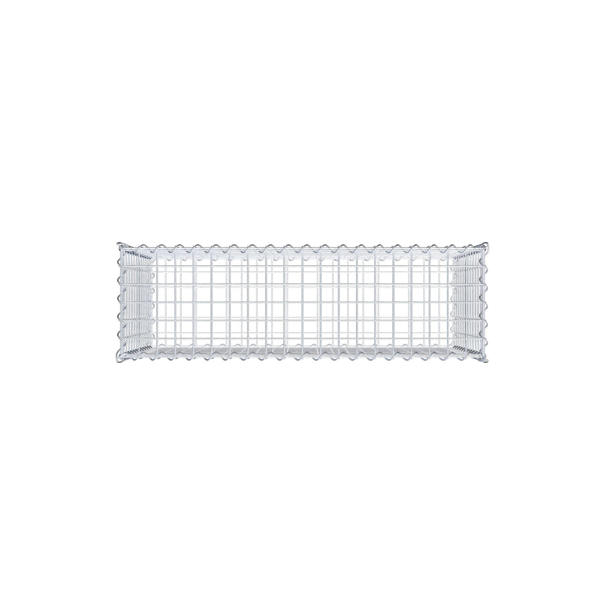 Gabion 100 cm x 60 cm x 30 cm (L x H x P), mailles 5 cm x 5 cm, spirale