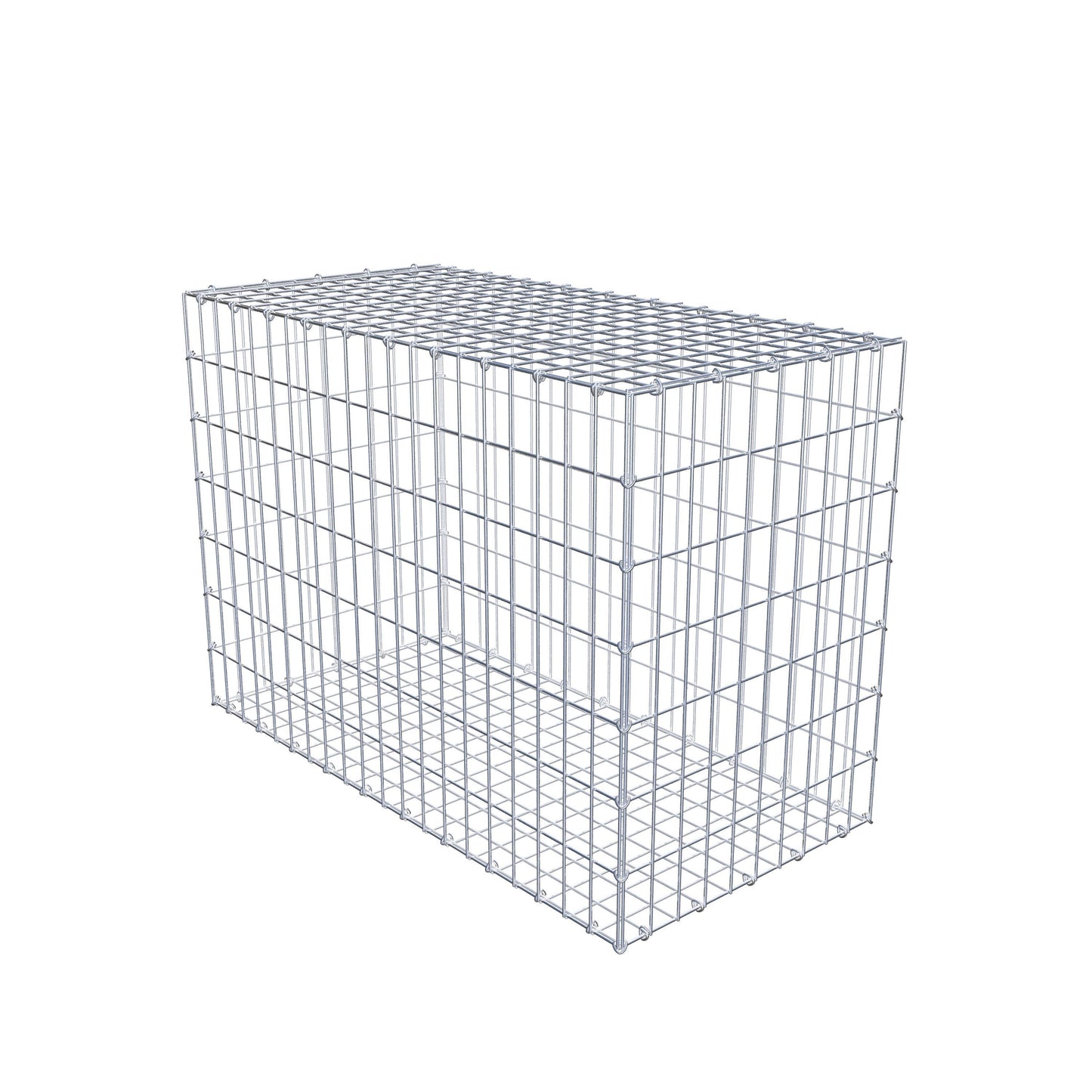 Schanskorf 100 cm x 70 cm x 50 cm (L x H x D), maaswijdte 5 cm x 10 cm, C-ring