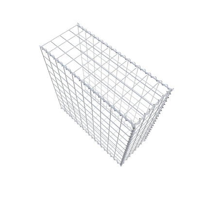 Gabion rapporté type 2 100 cm x 100 cm x 40 cm (L x H x P), mailles 10 cm x 10 cm, spirale