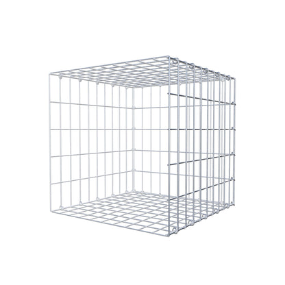 Monteret gabion type 2 50 cm x 50 cm x 50 cm, maskestørrelse 5 cm x 10 cm, C-ring