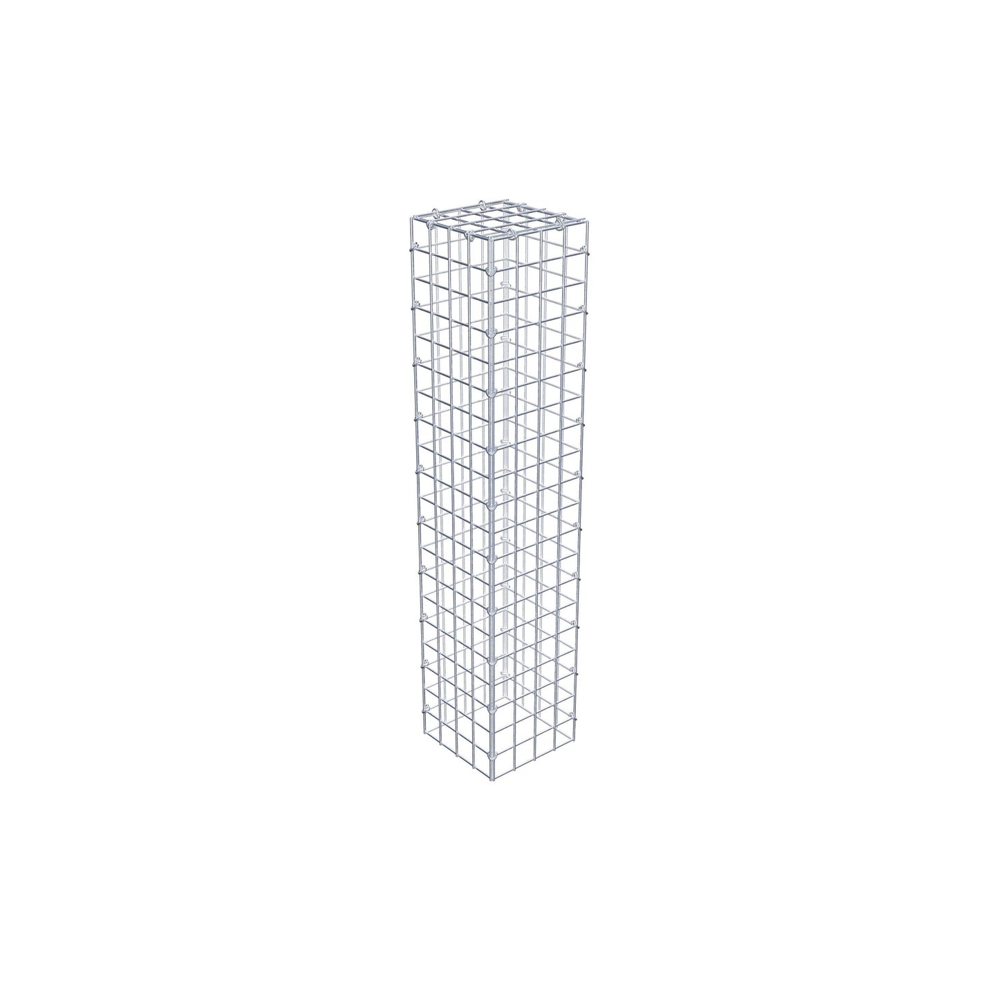 Gabião Tipo 3 100 cm x 20 cm x 20 cm (C x A x P), malhagem 5 cm x 5 cm, anel C