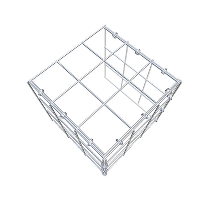 Monteret gabion type 4 30 cm x 30 cm x 30 cm (L x H x D), maskestørrelse 10 cm x 10 cm, C-ring