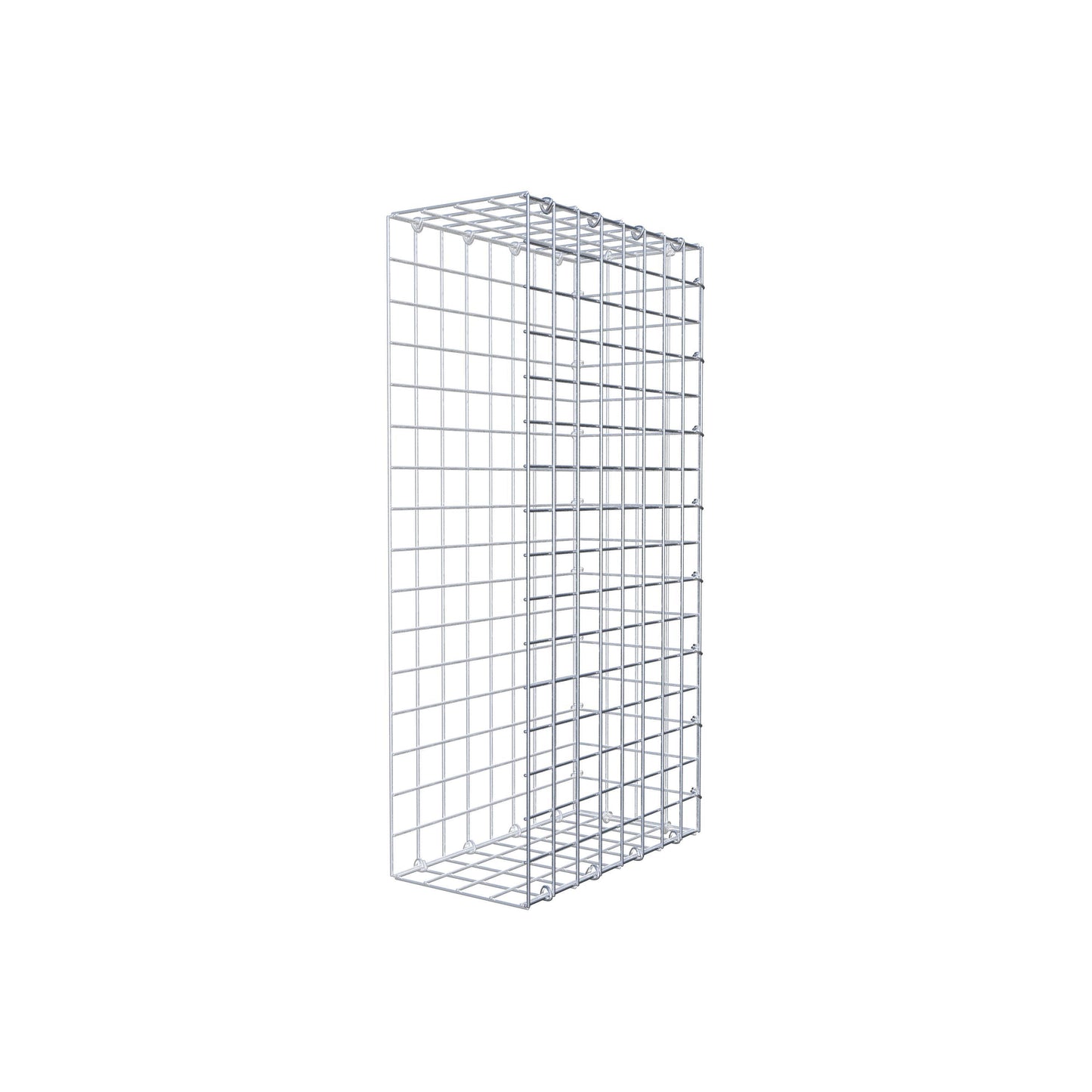 Gabião Tipo 2 80 cm x 40 cm x 20 cm (C x A x P), malhagem 5 cm x 5 cm, anel C