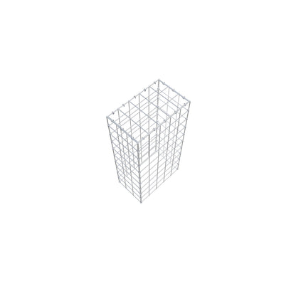 Type 3 oplegkorf 100 cm x 30 cm x 50 cm (L x H x D), maaswijdte 10 cm x 10 cm, C-ring