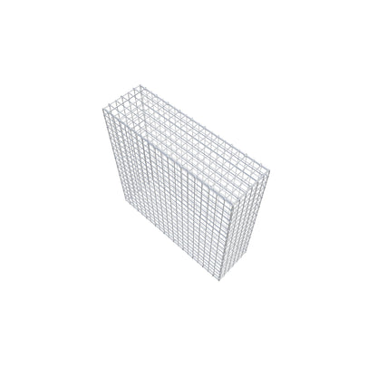Gabion 100 cm x 100 cm x 30 cm (L x H x D), mesh size 5 cm x 5 cm, C-ring
