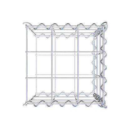 Add-on schanskorf type 2 30 cm x 30 cm x 30 cm (L x H x D), maaswijdte 10 cm x 10 cm, spiraalvormig