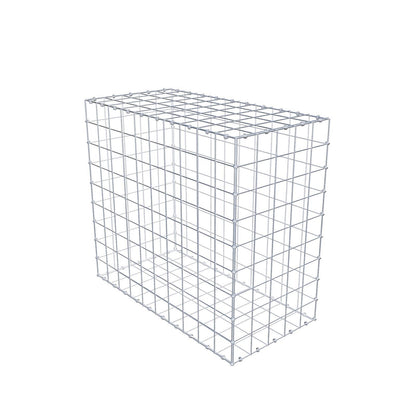 Gabion 100 cm x 90 cm x 50 cm (L x H x D), maskestørrelse 10 x 10 cm, spiralring