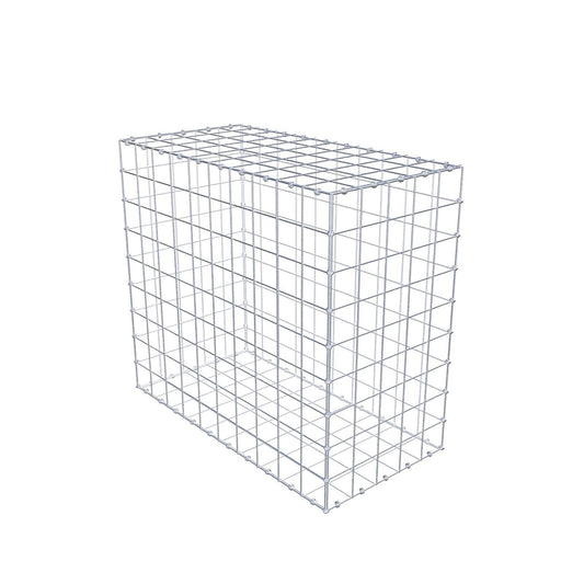 Gabbione 100 cm x 90 cm x 50 cm (L x H x P), maglia 10 x 10 cm, anello a spirale