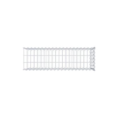 Aangegroeide schanskorf type 2 100 cm x 40 cm x 30 cm (L x H x D), maaswijdte 5 cm x 10 cm, spiraal
