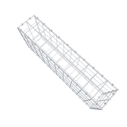 Gabion 100 cm x 40 cm x 20 cm (L x H x D), mesh size 10 x 10 cm, spiral ring