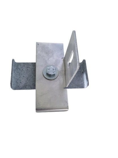 Klemme med hegnsbeslag Maskestørrelse 10 x 10 cm, galvaniseret