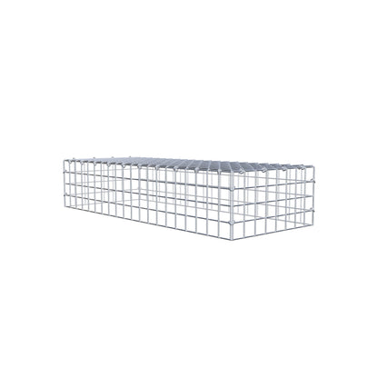 Type 3 oplegkorf 100 cm x 20 cm x 40 cm (L x H x D), maaswijdte 5 cm x 5 cm, C-ring