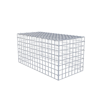 Pila adicional tipo 3 80 cm x 40 cm x 40 cm (L x A x P), tamaño de malla 5 cm x 5 cm, anillo en C