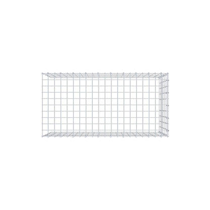 Opbouw schanskorf type 4 100 cm x 50 cm x 50 cm (L x H x D), maaswijdte 5 cm x 10 cm, C-ring