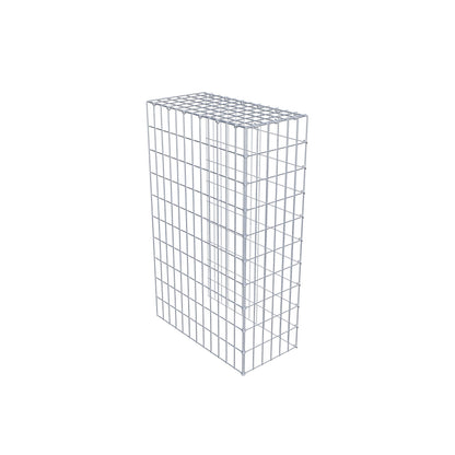 Type 4 oplegkorf 100 cm x 60 cm x 30 cm (L x H x D), maaswijdte 5 cm x 10 cm, C-ring