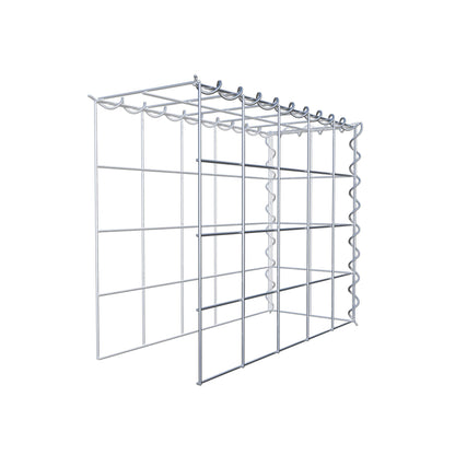 Gabbione aggiuntivo tipo 4 50 cm x 40 cm x 20 cm (L x H x P), dimensione maglia 10 cm x 10 cm, a spirale