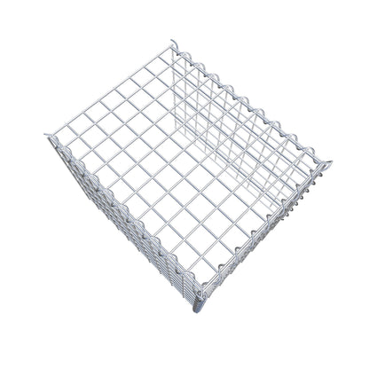 Add-on schanskorf type 4 50 cm x 40 cm x 40 cm (L x H x D), maaswijdte 5 cm x 5 cm, spiraalvormig