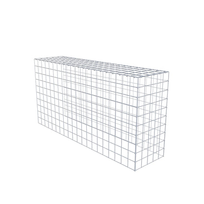 Gabião Tipo 4 200 cm x 100 cm x 50 cm (C x A x P), malhagem 10 cm x 10 cm, anel C