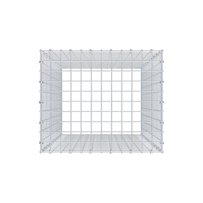 Type 3 oplegkorf 100 cm x 60 cm x 50 cm (L x H x D), maaswijdte 5 cm x 5 cm, C-ring