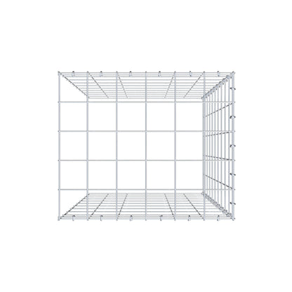 Add-on schanskorf type 4 100 cm x 60 cm x 50 cm (L x H x D), maaswijdte 10 cm x 10 cm, C-ring