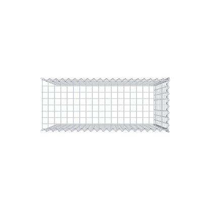 Add-on schanskorf type 4 100 cm x 90 cm x 40 cm (L x H x D), maaswijdte 5 cm x 10 cm, spiraalvormig