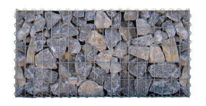 Gabião 100 cm x 70 cm x 40 cm (C x A x P), malhagem 5 cm x 10 cm, espiral