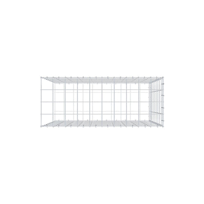 Fourche rapportée type 2 100 cm x 90 cm x 40 cm (L x H x P), mailles 10 cm x 10 cm, anneau C
