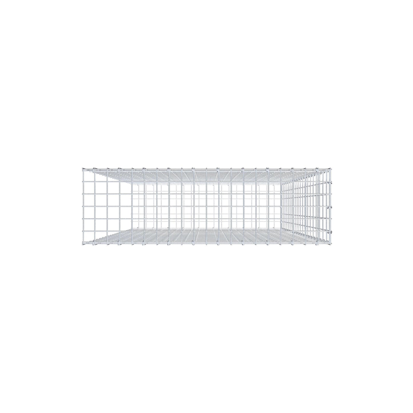 Gabião tipo 2 200 cm x 100 cm x 30 cm, malhagem 5 cm x 10 cm, anel C