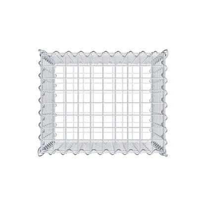Gabion 50 cm x 40 cm x 40 cm (L x H x D), mesh size 5 cm x 5 cm, spiral