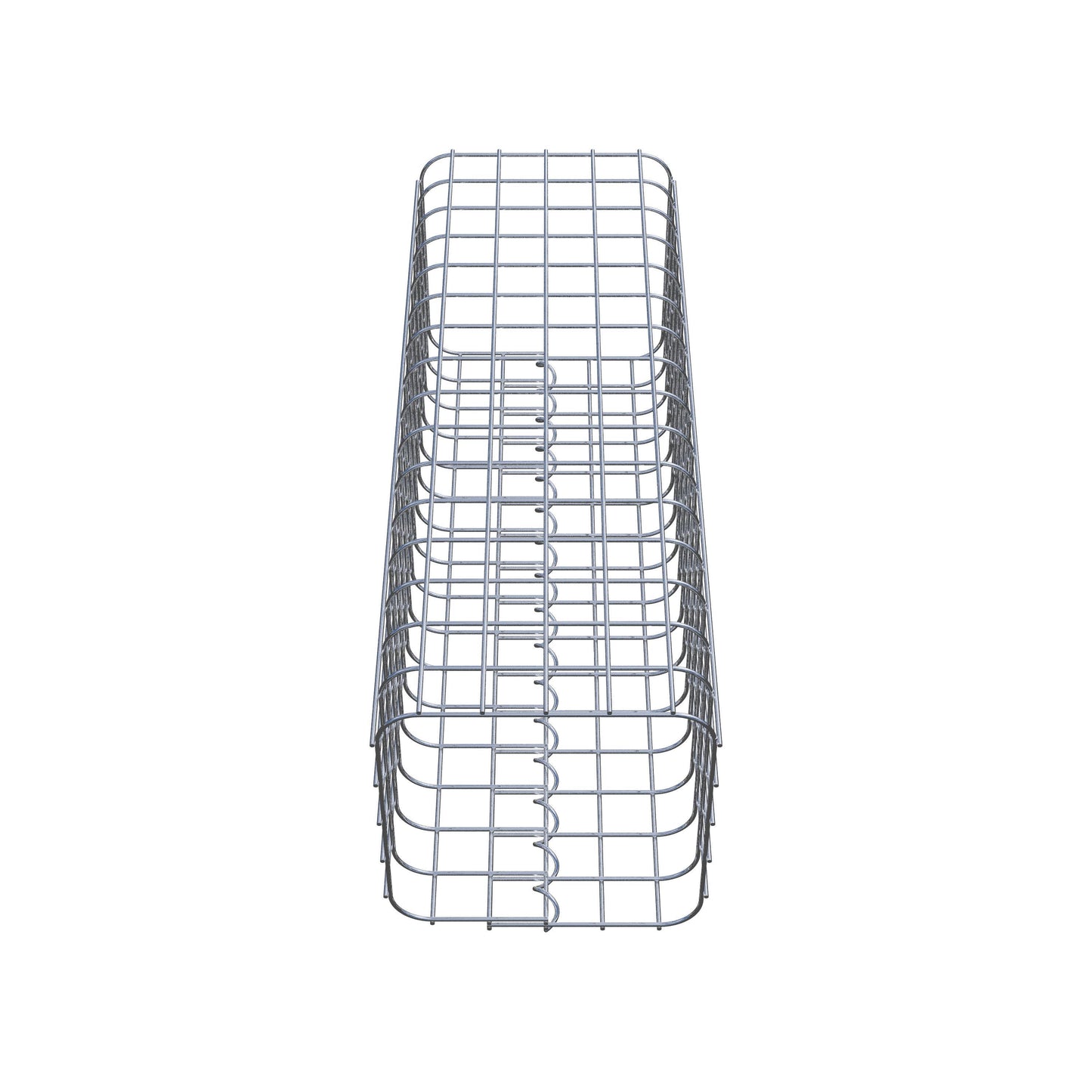 Gabionensäule eckig 27 cm x 27 cm, 80 cm Höhe, MW 5 cm x 5 cm