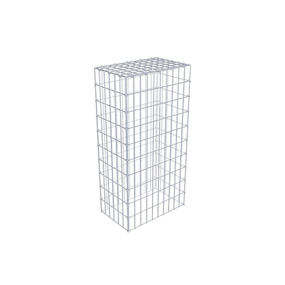 Type 3 oplegkorf 100 cm x 30 cm x 50 cm (L x H x D), maaswijdte 5 cm x 10 cm, C-ring