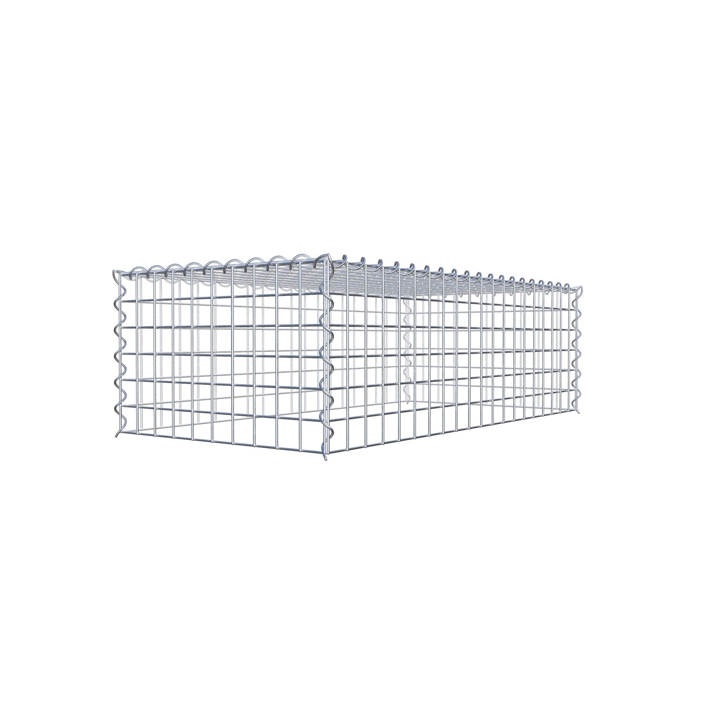 Add-on schanskorf type 3 100 cm x 30 cm x 50 cm (L x H x D), maaswijdte 5 cm x 5 cm, spiraalvormig