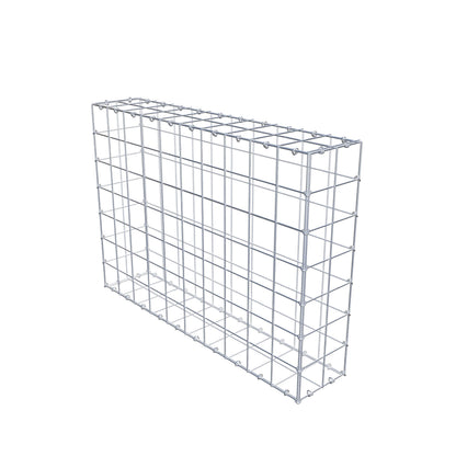 Gabbione 100 cm x 70 cm x 20 cm (L x H x P), maglia 10 cm x 10 cm, anello a C