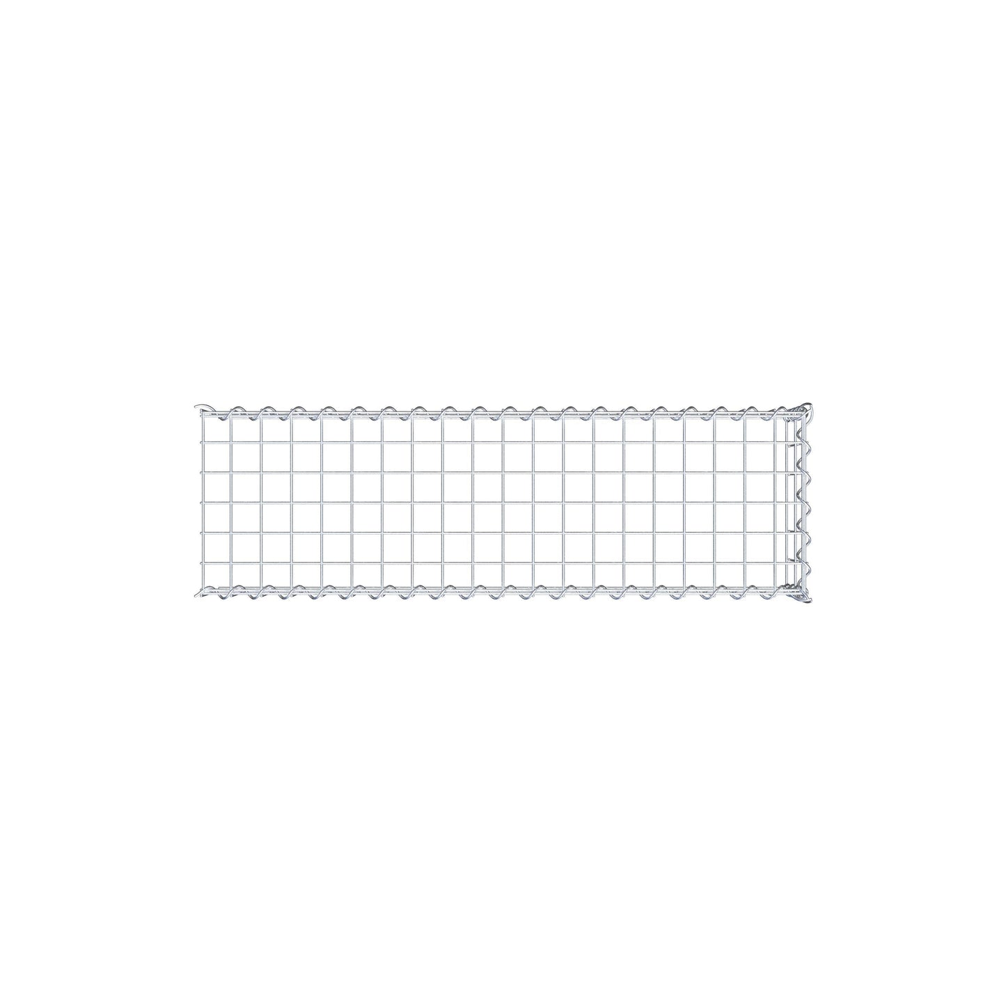 Opvokset gabion type 4 100 cm x 20 cm x 30 cm (L x H x D), maskestørrelse 5 cm x 10 cm, spiral