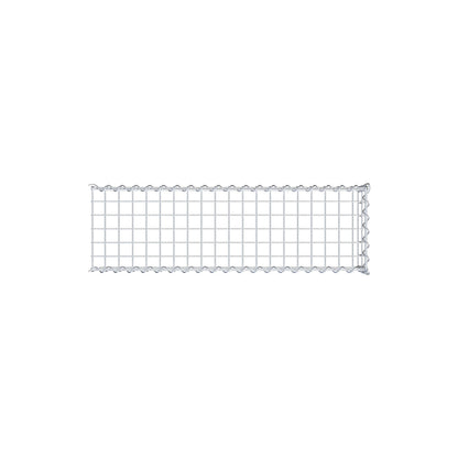 Opvokset gabion type 4 100 cm x 20 cm x 30 cm (L x H x D), maskestørrelse 5 cm x 10 cm, spiral