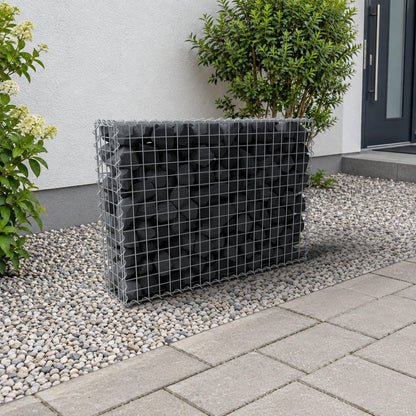 Gabion 100 cm x 70 cm x 20 cm (L x H x P), mailles 5 cm x 5 cm, spirale