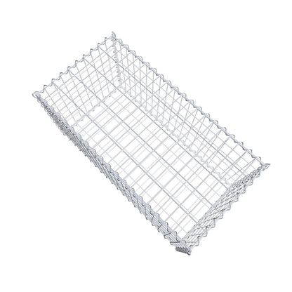 Gabbione 100 cm x 50 cm x 50 cm (L x H x P), maglia 5 cm x 10 cm, spirale
