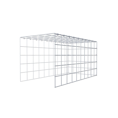 Anbaugabione Typ 4 100 cm x 50 cm x 50 cm (L x H x T), Maschenweite 10 cm x 10 cm, C-Ring