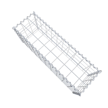 Gabion rapporté type 3 100 cm x 40 cm x 30 cm (L x H x P), mailles 10 cm x 10 cm, spirale