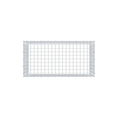 Gabbione aggiuntivo di tipo 3 100 cm x 50 cm x 50 cm (L x A x P), maglia 5 cm x 5 cm, anello a C