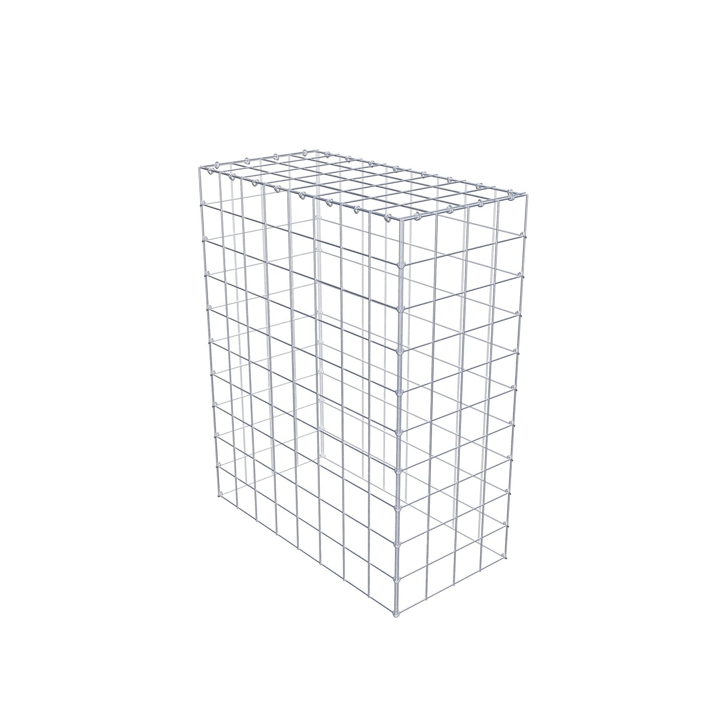 Type 3 oplegkorf 100 cm x 80 cm x 40 cm (L x H x D), maaswijdte 10 cm x 10 cm, C-ring