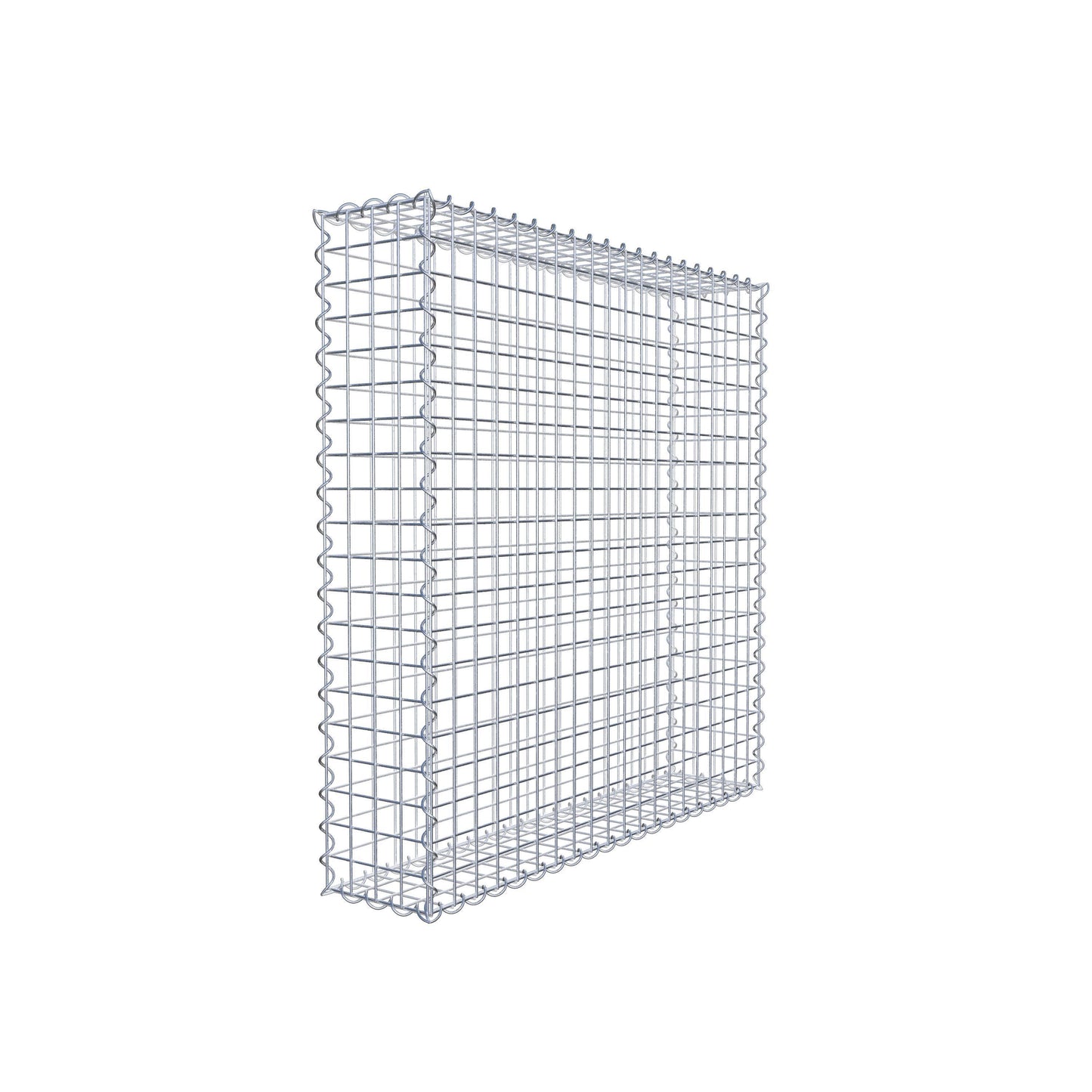 2er Set Gabionen 100 cm x 100 cm x 20 cm (L x H x T), Maschenweite 5 x 5 cm, Spirale