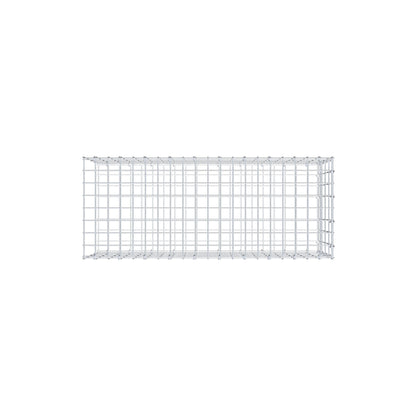 Opzetpaal type 2 100 cm x 40 cm x 40 cm, maaswijdte 5 cm x 10 cm, C-ring