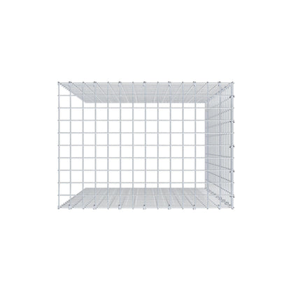 Monteret gabion type 4 100 cm x 70 cm x 50 cm (L x H x D), maskestørrelse 5 cm x 5 cm, C-ring